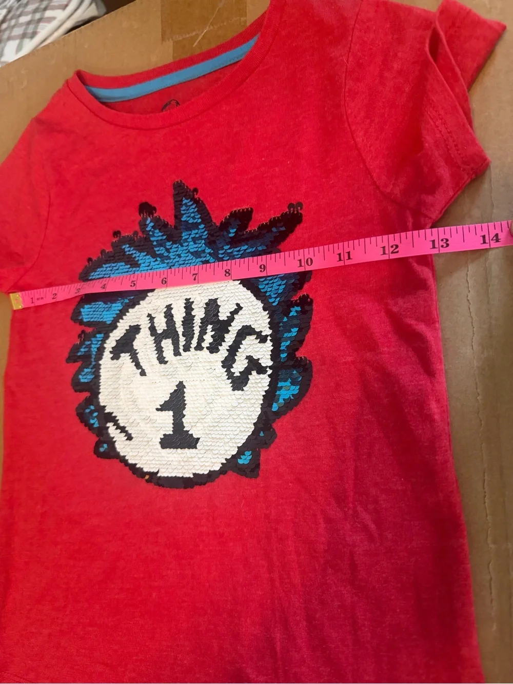The Children's Place Jeans and Red 'Thing 1' Sequin Tee for Kids
